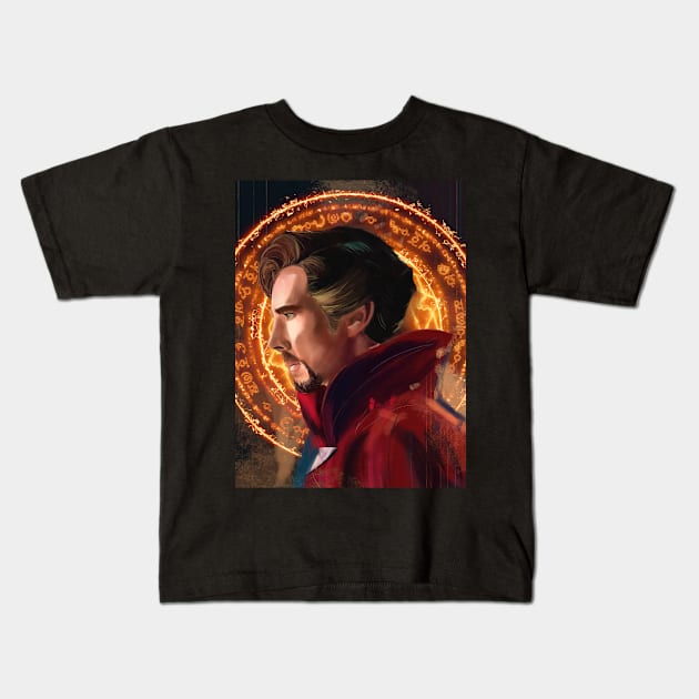 Doctor Strange Poster Kids T-Shirt by ATcreative